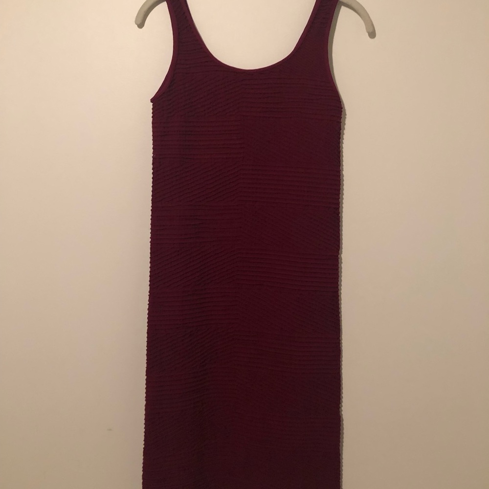 Wine colored dress for sale!